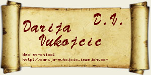 Darija Vukojčić vizit kartica